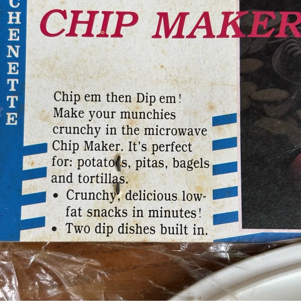 Vintage Micro-Chip Microwave Potato Chip Maker NWT